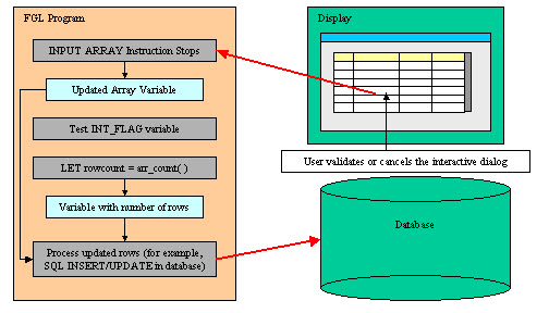 INPUT ARRAY termination diagram