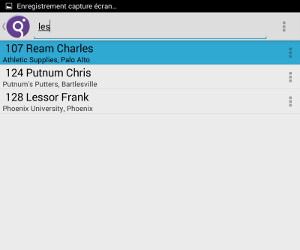 Android list view with filter field
