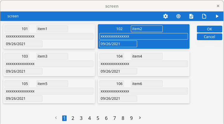 Paged scrollgrid.