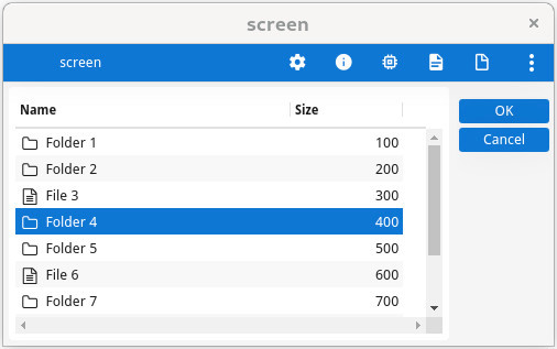 Table rendering with image in the first column.