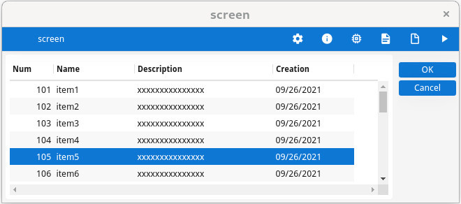 Table rendering with the alternateRows style attribute.