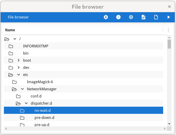 Form with tree view screenshot