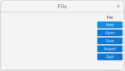 Screenshot of a default rendering of MENU