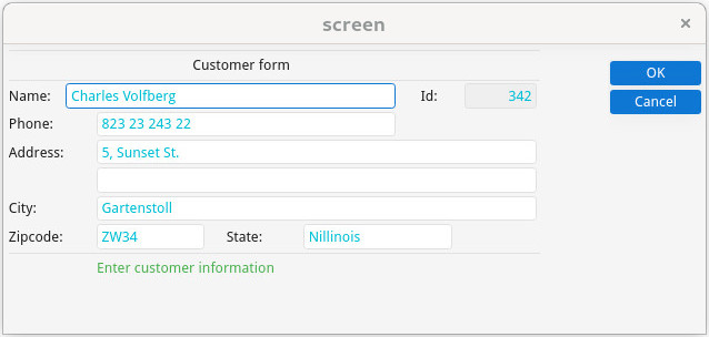Default GUI mode rendering screenshot
