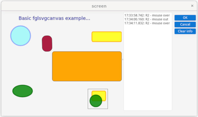Screenshot of a program using the fglsvgcanvas web component