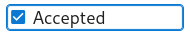 CHECKBOX rendering