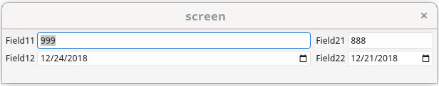 Rendering on a large screen