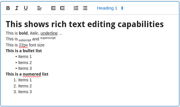 HTML format TEXTEDIT rendering