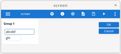 Screenshot of GROUP with GRIDCHILDRENINPARENT, note the white background of the group element