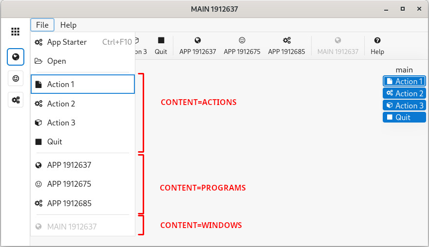 TOPMENU with AUTOITEMS rendering on desktop