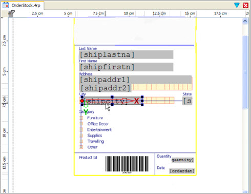 This figure shows a screenshot of a report with an image as the background.