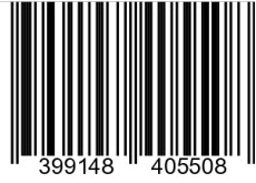 This figure is a screenshot of a sample barcode.