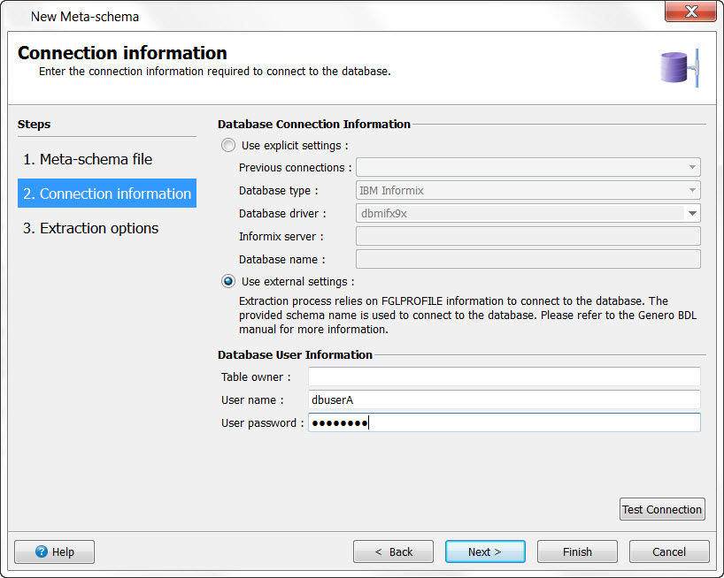 This figure is a screenshot of the New Meta-schema dialog - Step 2.