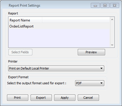 Screenshot shows the Print Settings dialog