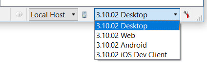 This figure shows how to change the display configuration.