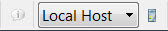 Local Host chosen in Host configurations list.